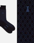 The Great Gatsby Box of 6 crew socks - Mixed designs