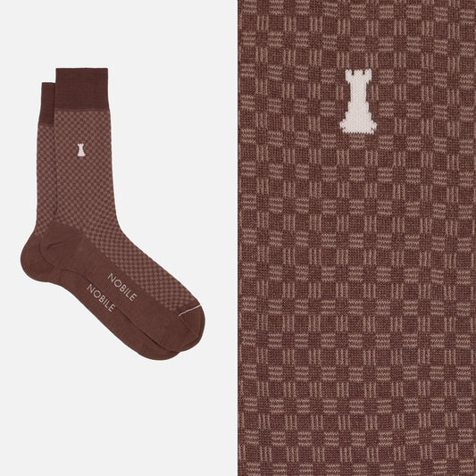 Bernini – Socken mit geometrischen Linien