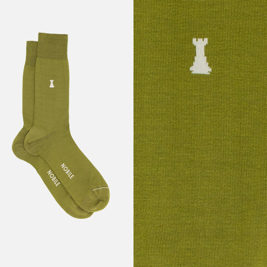 Federico II - Solid color crew socks