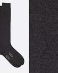 Box of 6 Hircus goat cashmere knee high socks - 2 x Blue/2 x Black/2 x Anthracite
2 x Anthracite