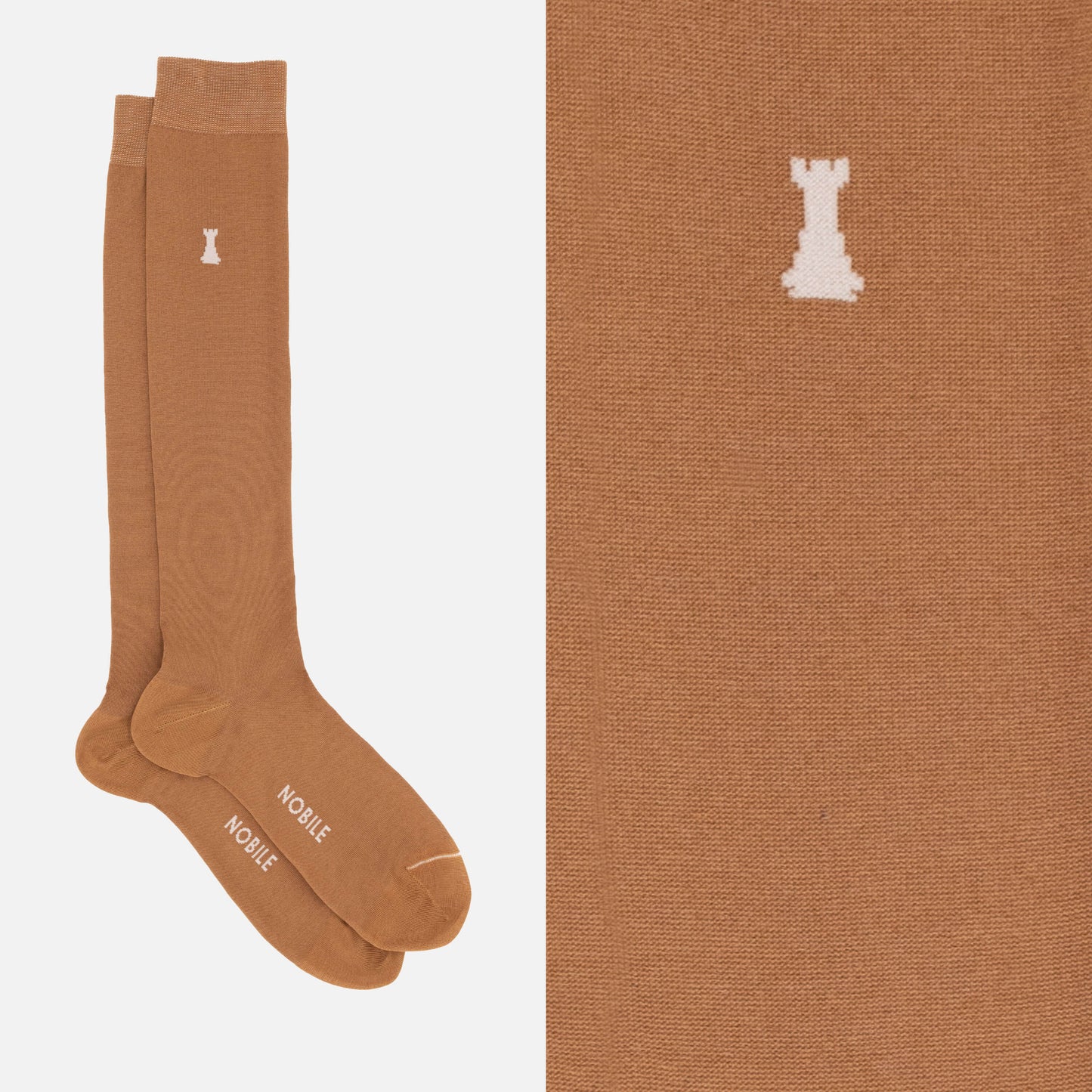 Box of 6 knee high socks - Basic solid colors