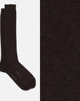 Nobile Essential - Mèlange solid color knee high socks