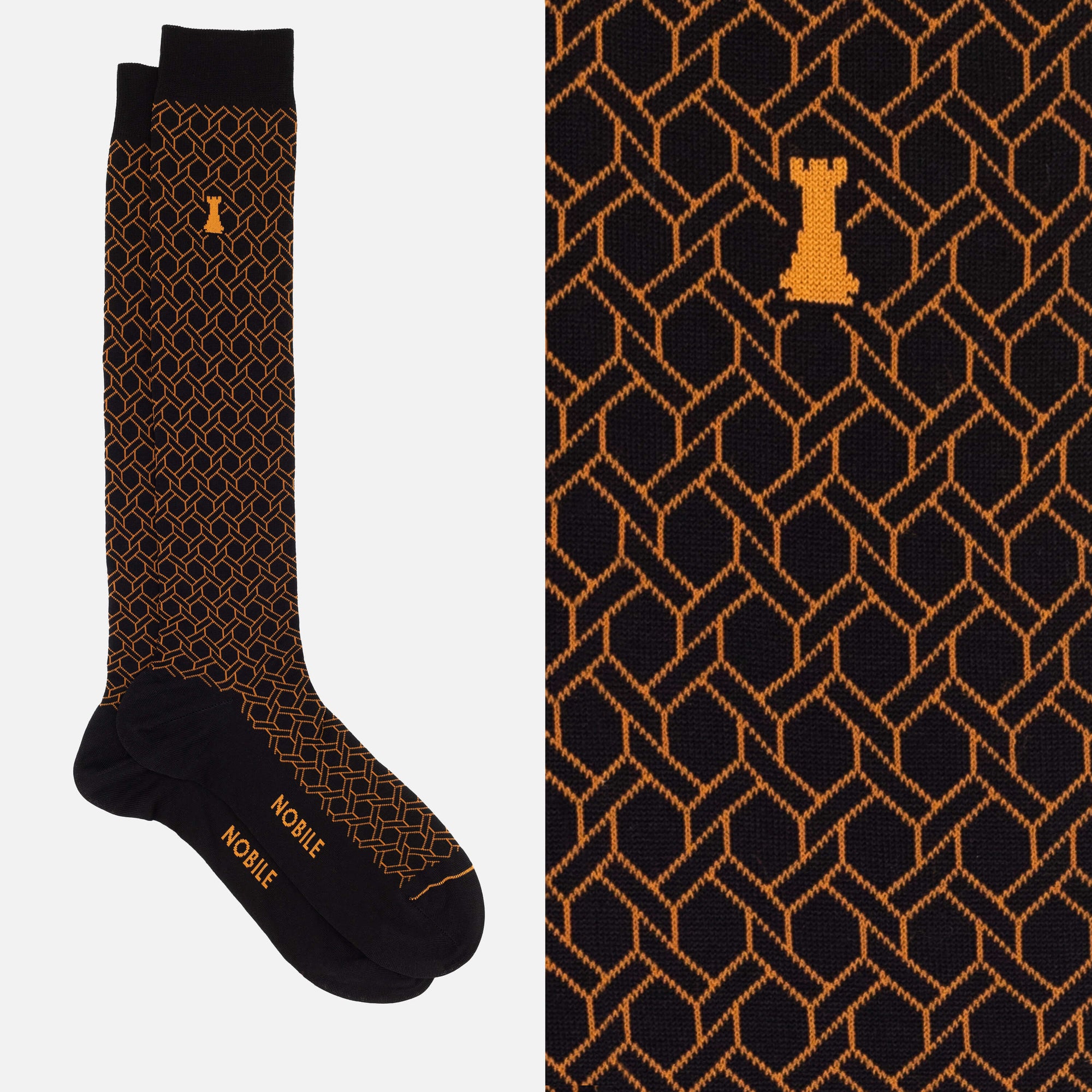 De&#39; Medici - Honeycomb design knee high socks