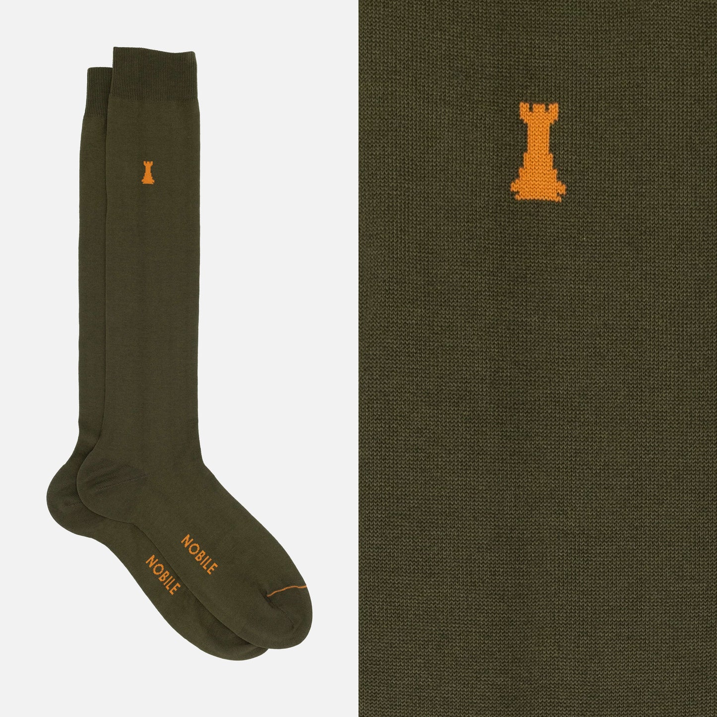 Box of 6 knee high socks - Gentle solid colors