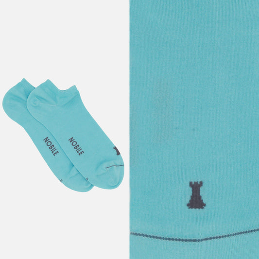 Ankle socks in pure Makò cotton - Solid color