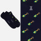 Ankle socks 6 Pairs - Solid color, dots and drawings mix