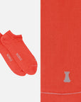 Sneakersocken aus reiner Makò-Baumwolle – Einfarbig