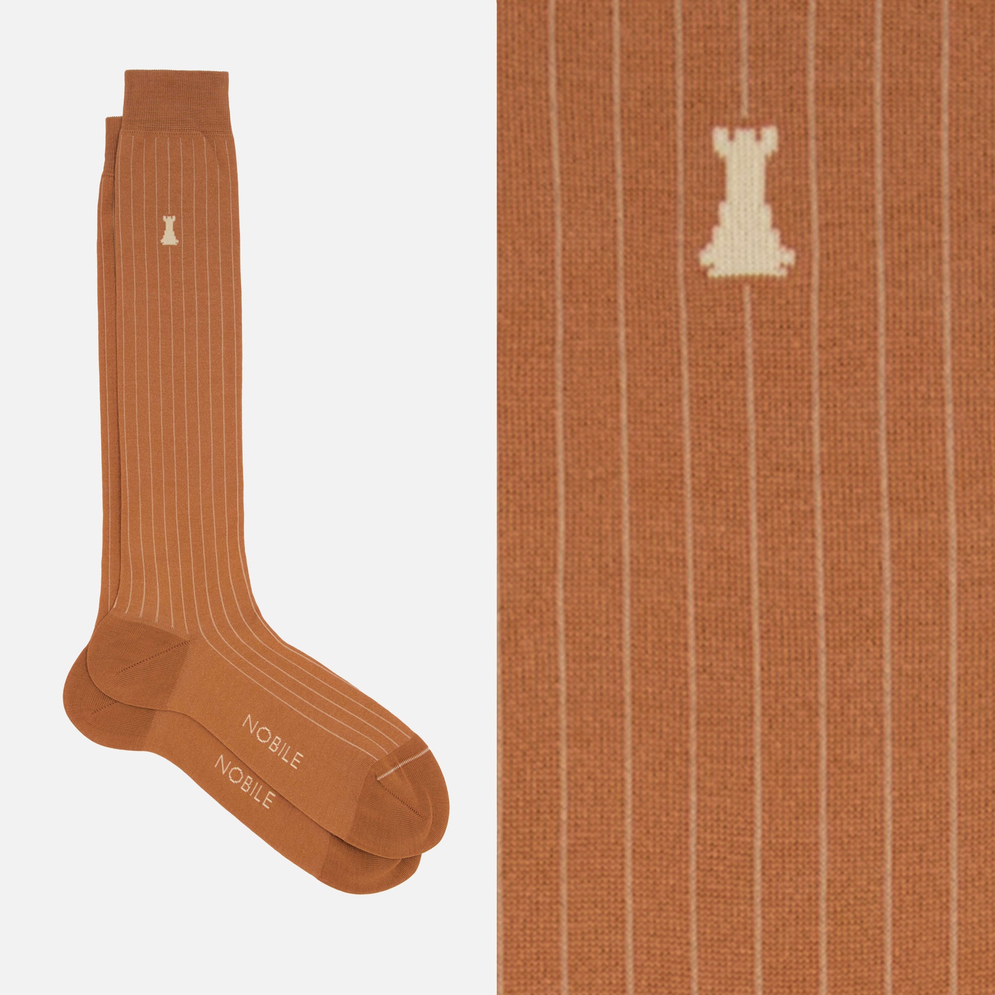 Jules César - Mi-Bas à côtes très fines