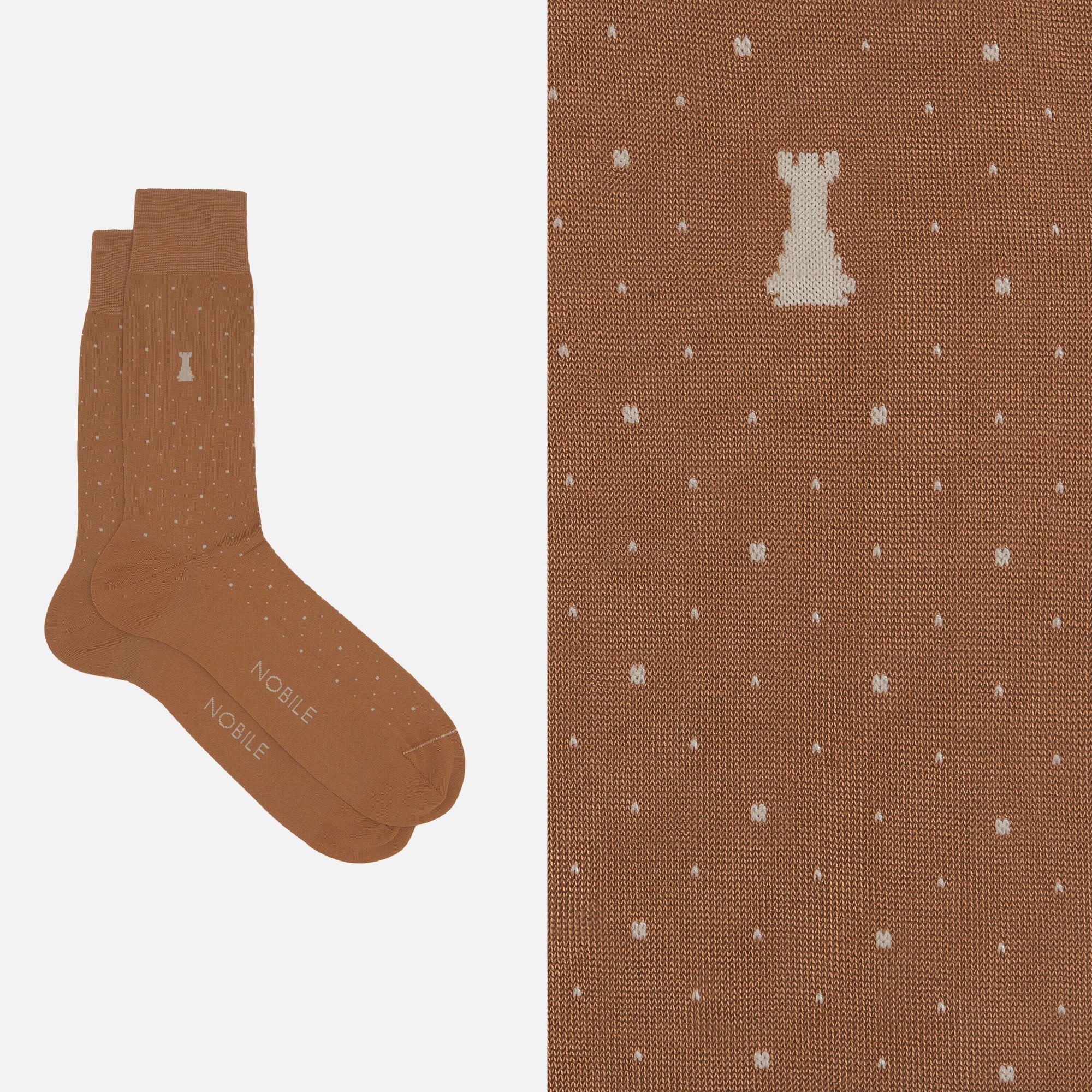 Louis XIV - Crew socks with dots