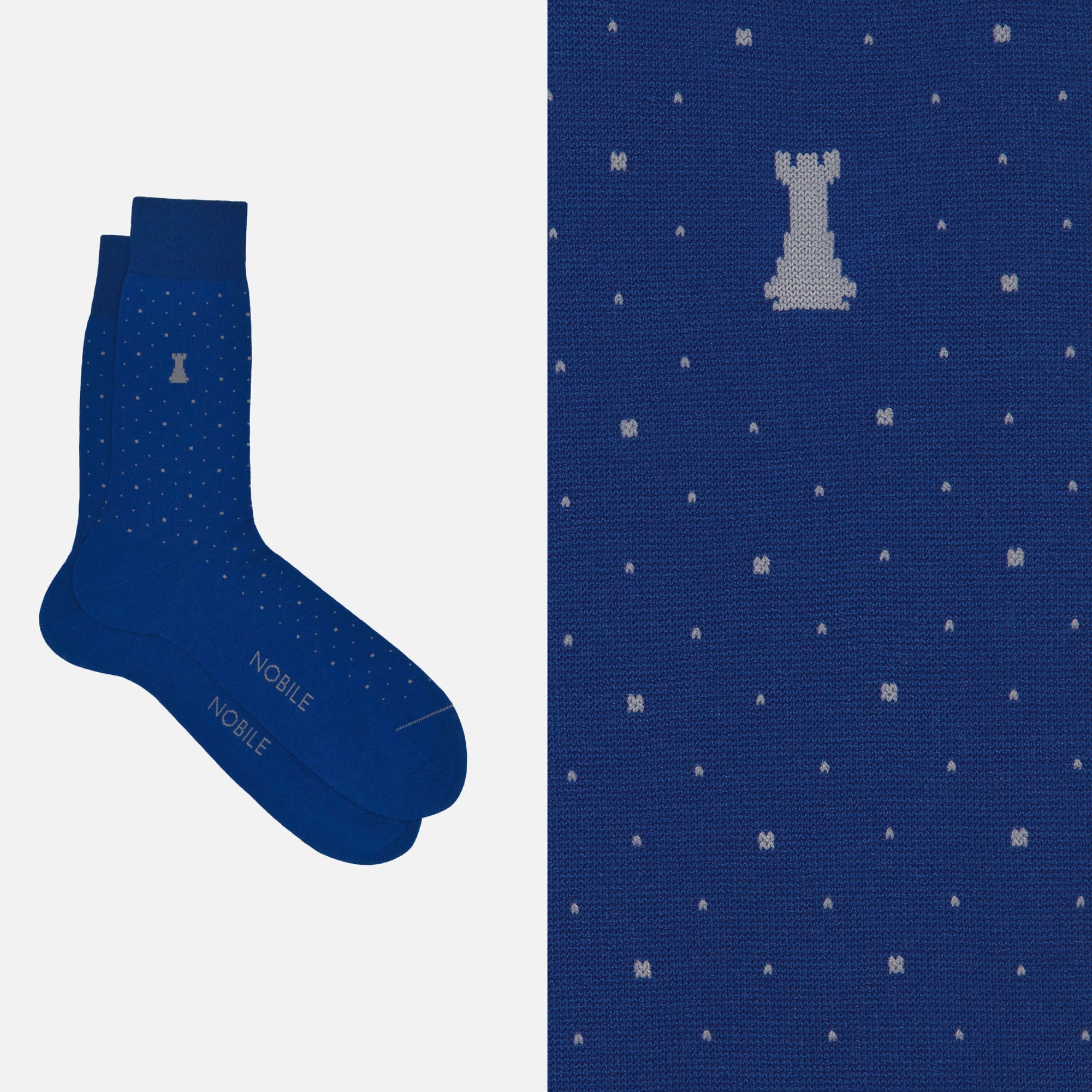 Louis XIV - Crew socks with dots