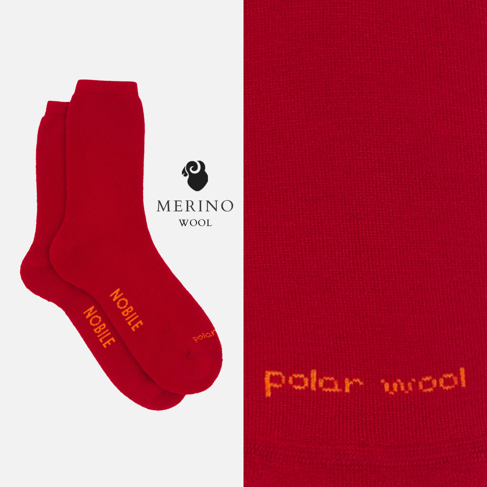 Greenland - Box of 6 Polar Wool socks in Merino Wool Outdoor