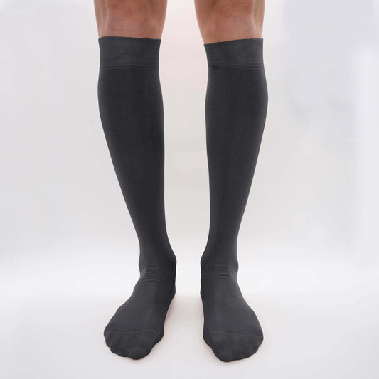 Chiffon in pure mulberry silk - Lightweight knee high socks