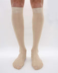 Box of 6 Chiffon Knee-High Socks in Pure Mulberry Silk – Mixed Colours