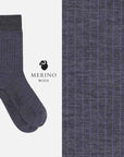 Tiziano – Socken aus Merinowolle mit Mikrogerippte