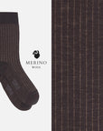 Tiziano – Socken aus Merinowolle mit Mikrogerippte
