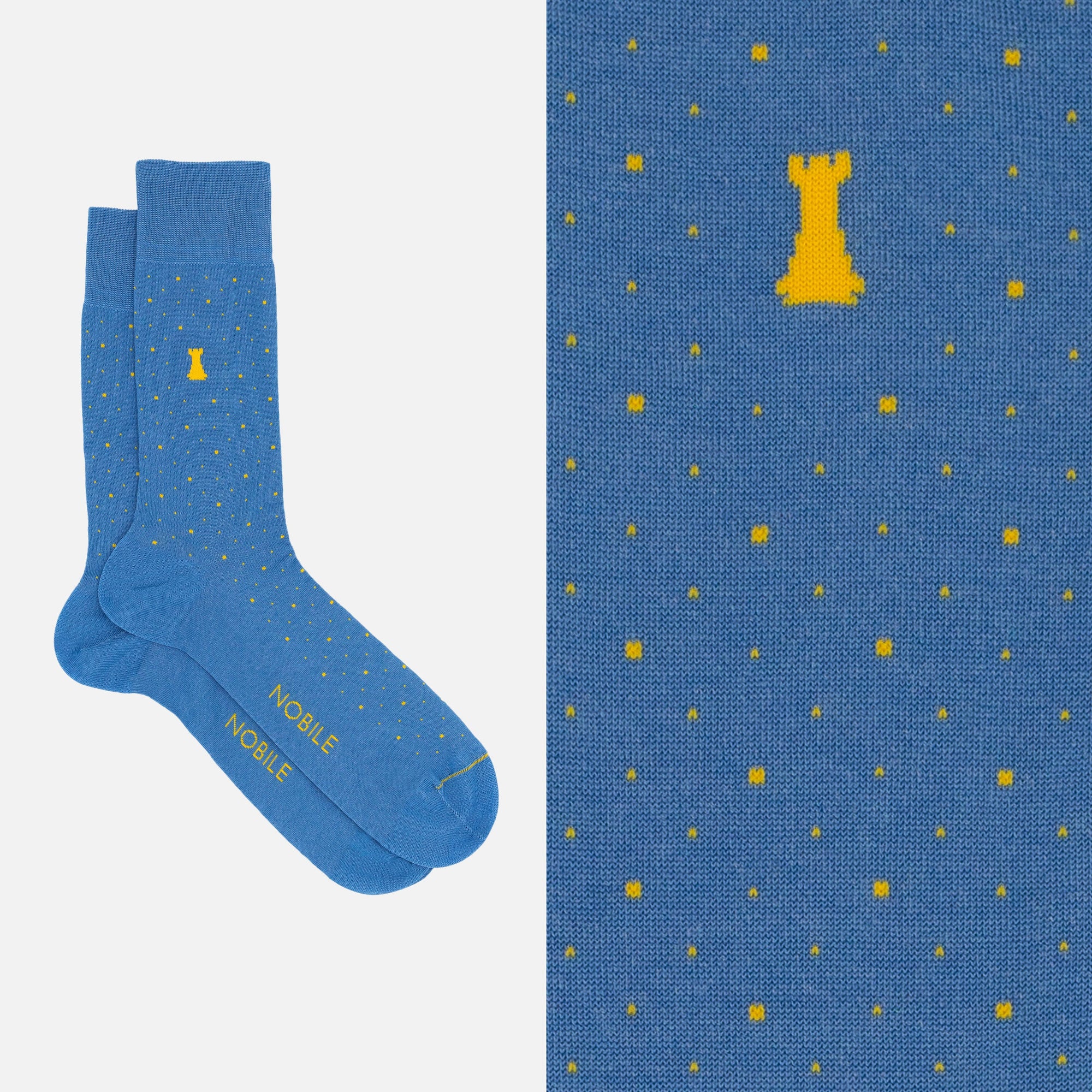 Louis XIV - Crew socks with dots