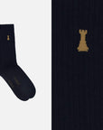 Classic Duo – Coffret de 6 chaussettes de sport en coton bio à la tour Nobile