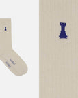 Classic Duo – Coffret de 6 chaussettes de sport en coton bio à la tour Nobile