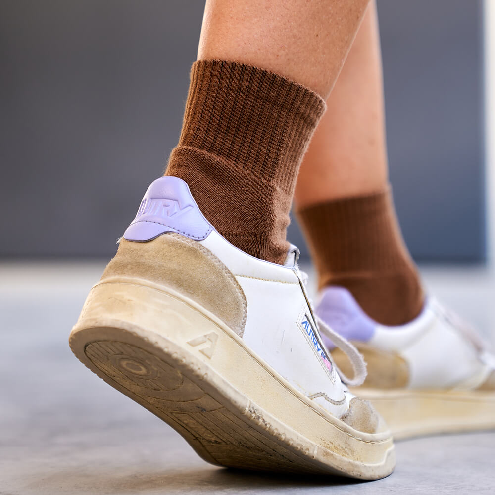 Quarter sports sock in organic cotton for Women