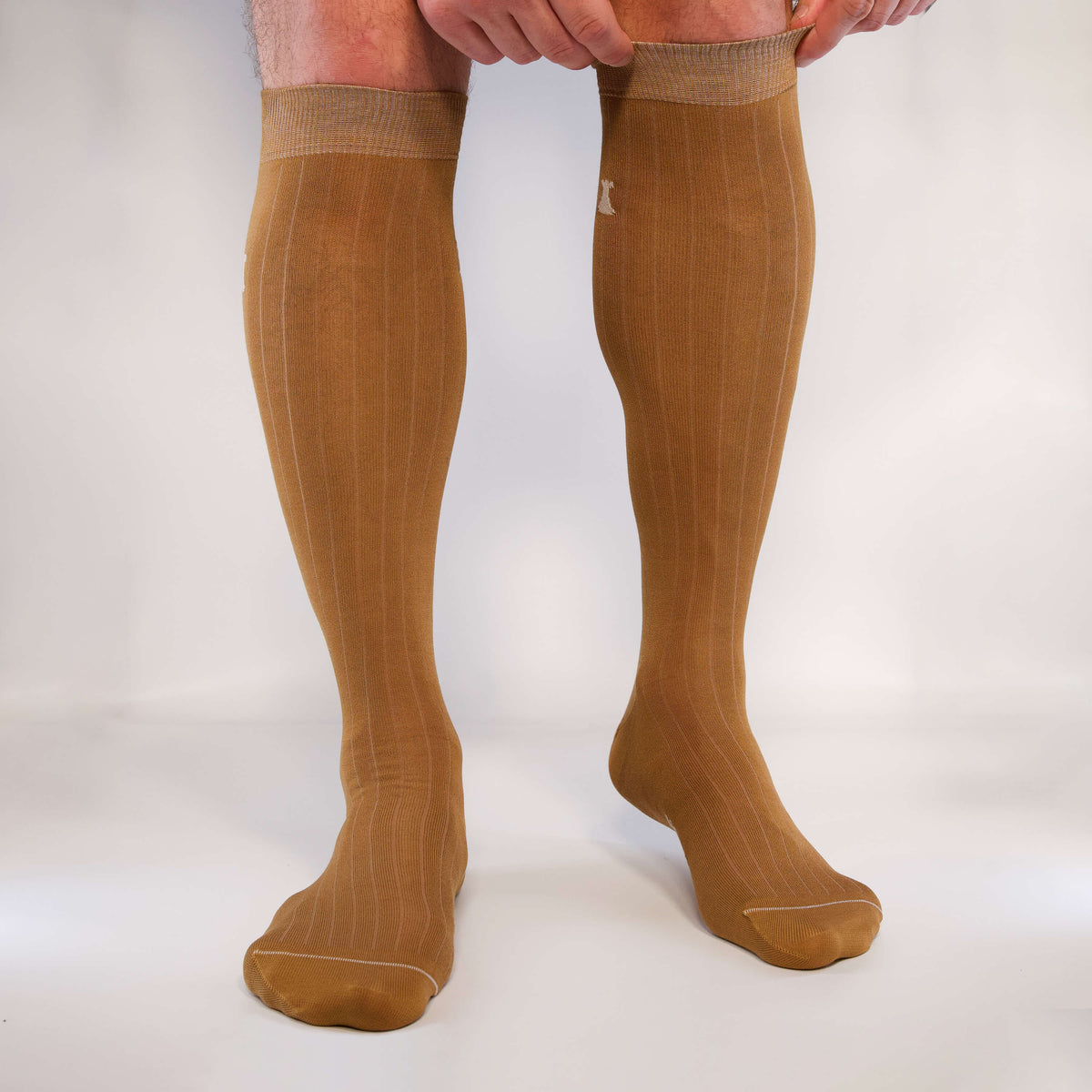 Faulk Micro Rib Fancy Dinner Box of 6 knee high socks - 3x Micro Ribs & 3x Dots ...