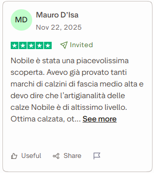 Recensione Trustpilot di Mauro D'Isa, 5 stelle